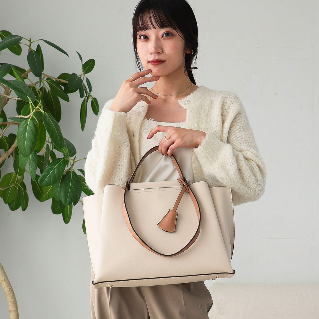 LILY/横型A4トートバッグ