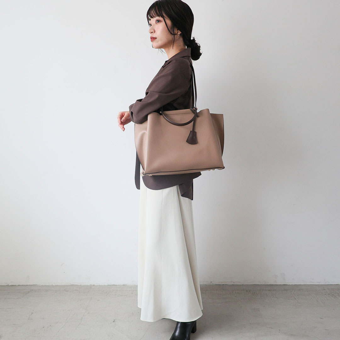 LILY/横型A4トートバッグ