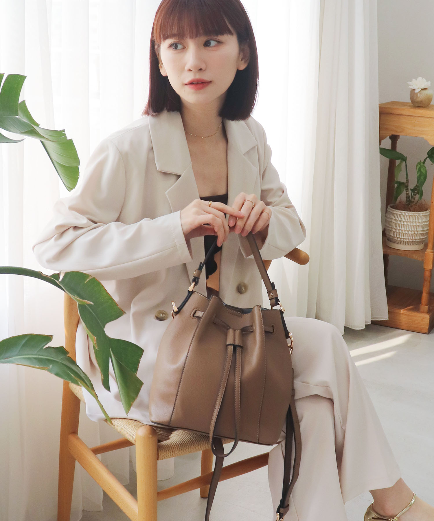 LOTUS / 巾着2wayショルダー