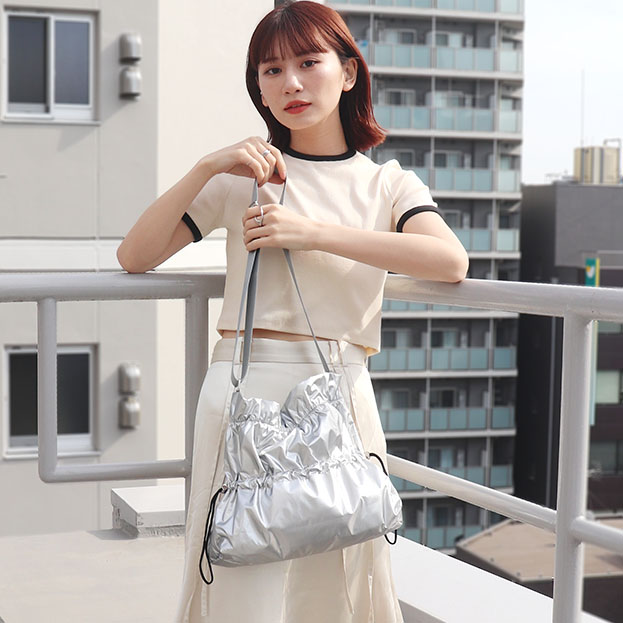 シャーリングショルダーバッグ