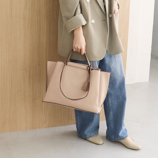 LILY/横型A4トートバッグ