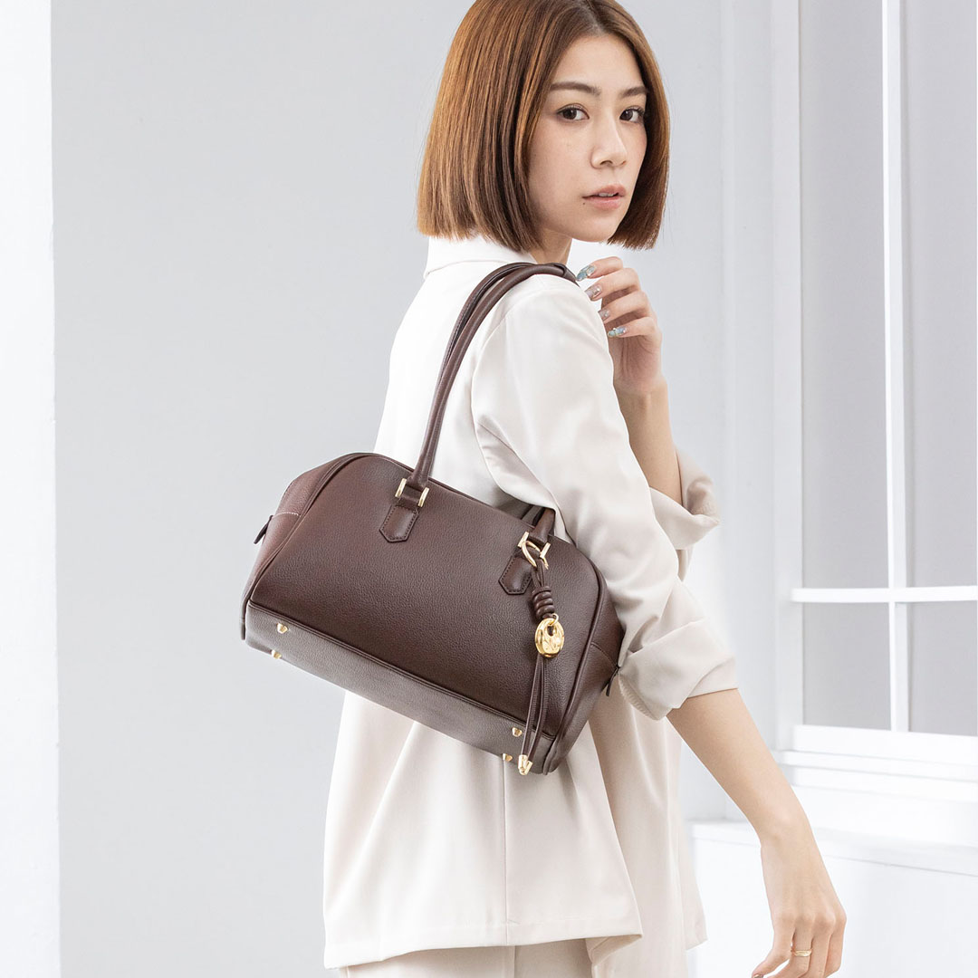 ロングハンドルボストンバッグ