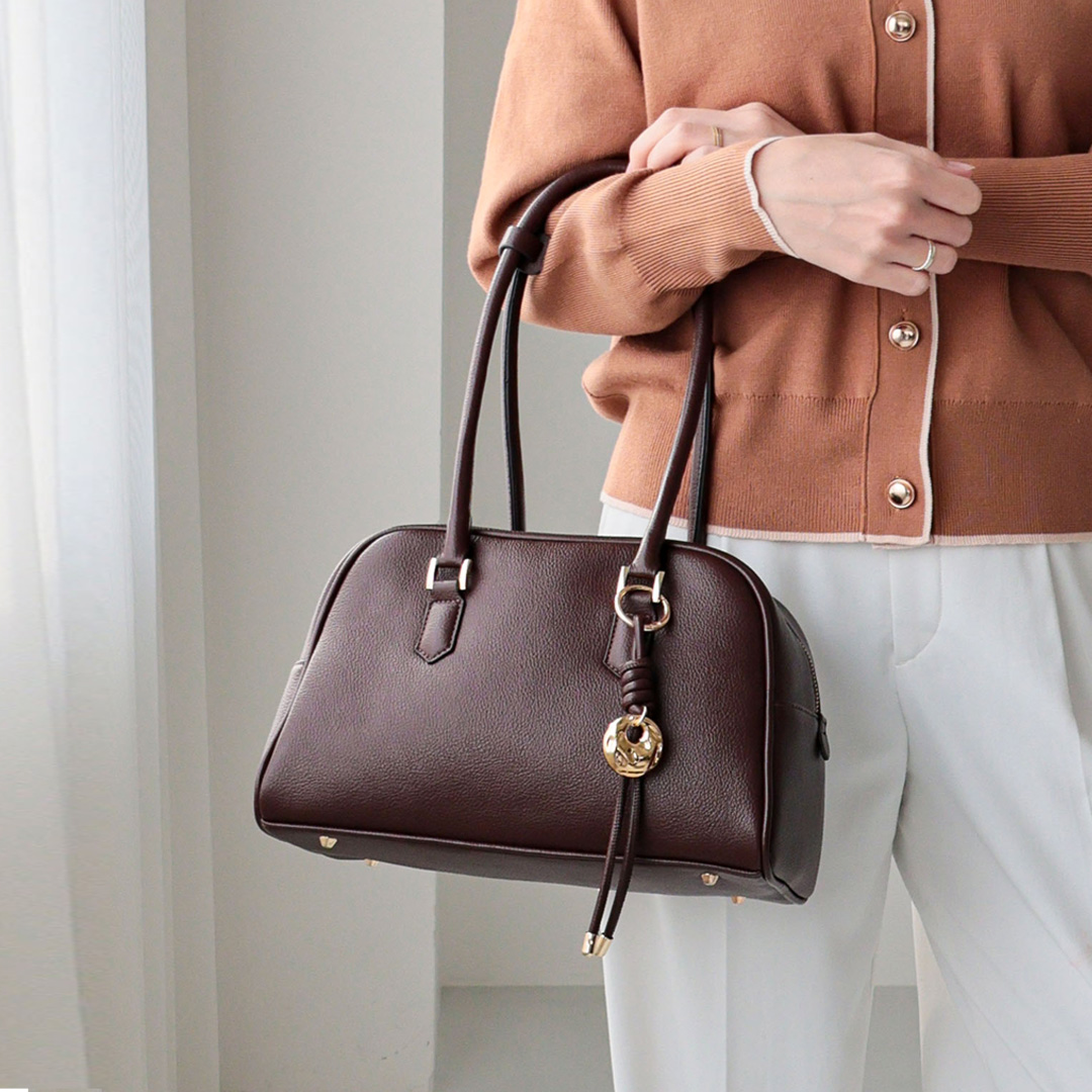 ロングハンドルボストンバッグ