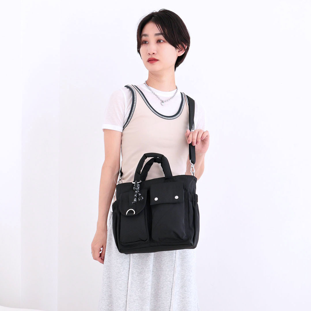 マルチポケット2wayトートバッグ