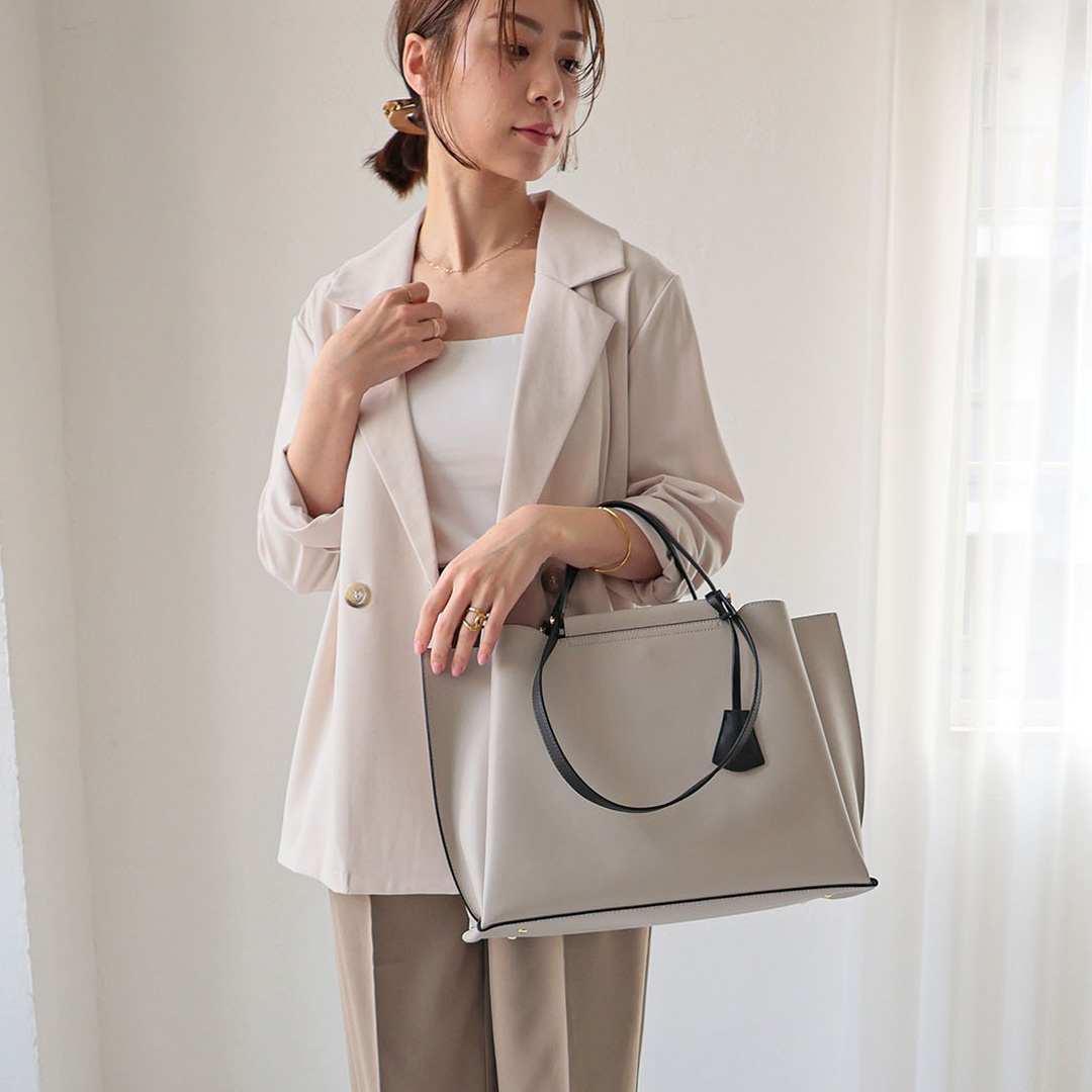 LILY/横型A4トートバッグ