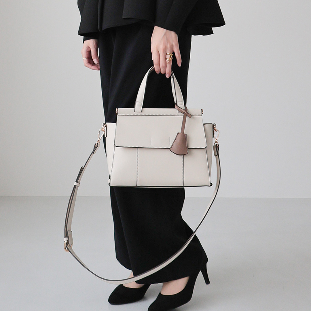 ANNABEL / ダブルフラップ2wayハンドバッグ