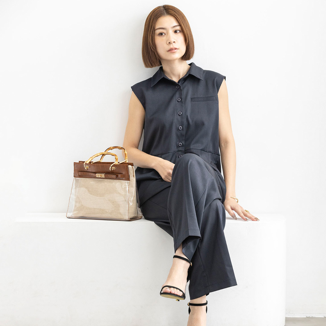 2wayクリアハンドバッグ