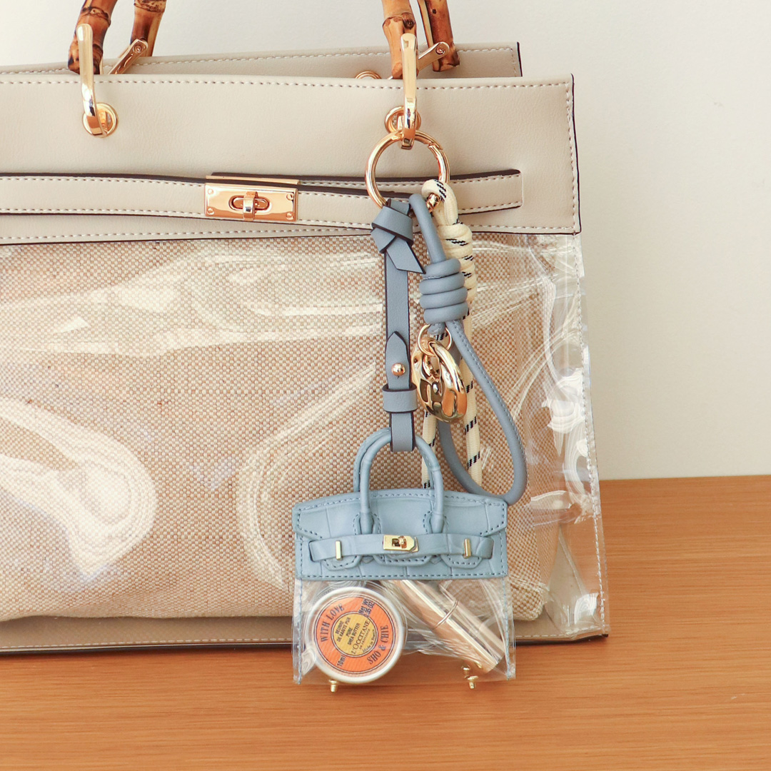 クリアミニバッグチャーム